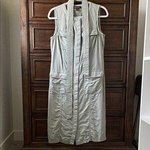 Renuar Light Gray Sleeveless Dress